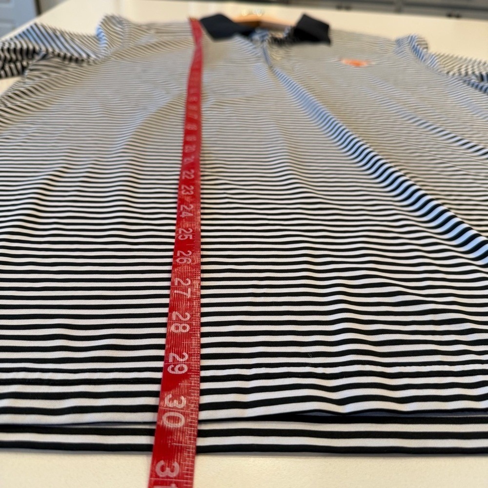Vineyard Vines Texas Longhorns Striped Performance Polo Size Large - Picture 6 of 6